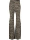 Remain Birger Christensen Soleima Straight-leg Knitted Trousers In Grey