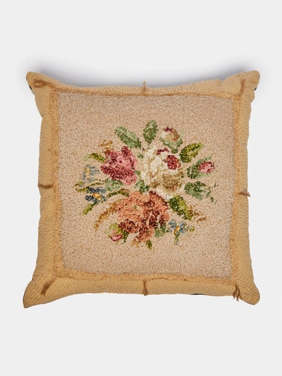 By Walid 1920s Needlepoint Cushion