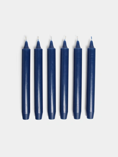 Trudon Tapered Candles (set Of 6) In Blue