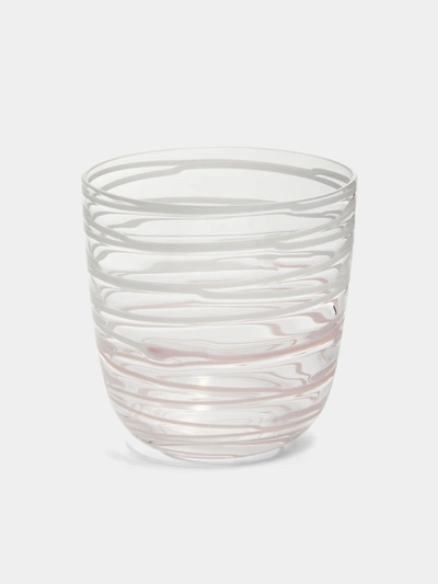 Carlo Moretti I Diversi Murano Glass Tumbler In Transparent