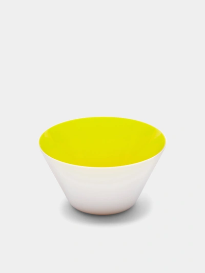 Nasonmoretti Lidia Murano Glass Bowl In Yellow