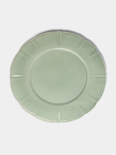 Laboratorio Paravicini Milano Ceramic Charger Plates (set Of 2) In Green
