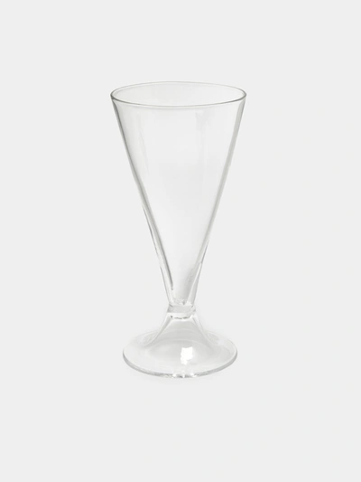 Carlo Moretti Ovale Murano Water Glass In Transparent
