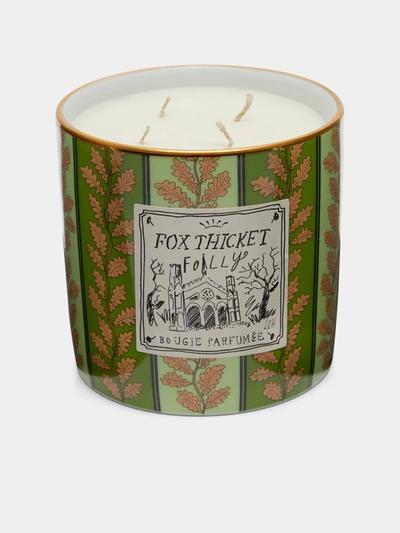 Ginori 1735 Profumi Luchino Large Fox Thicket Folly Scanted Candle In White