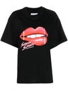 Stand Studio Motif-print Short-sleeve T-shirt In Black