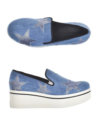 Stella Mccartney Moccasin Shoes In Blue