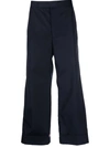 THOM BROWNE THOM BROWNE COTTON TROUSERS