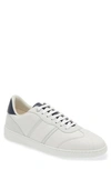Ferragamo White Low Top Signature Sneakers In Bianco Ottico