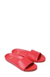 Beek Gallito Metallic Slide Sandal In Flamingo Pink