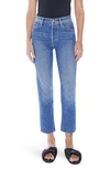 Mother The Tomcat Oui Oui Straight Jean In Kneeling On Stones