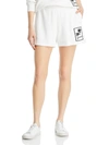 Moncler Embroidered Logo Patch Sweat Shorts In White