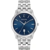 Bulova Men's Sutton Stainless Steel Bracelet Watch 40mm In Blue