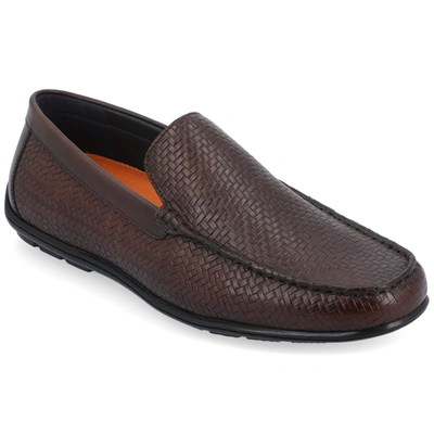 Thomas & Vine Carter Moc Toe Driving Loafer In Brown