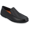 Thomas & Vine Carter Moc Toe Driving Loafer In Black