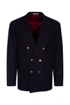 Brunello Cucinelli Tailored Double-breasted Jacket With Notch Lapels In C002