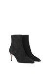 FERRAGAMO ANKLE BOOTS IMOGEN SUEDE BLACK