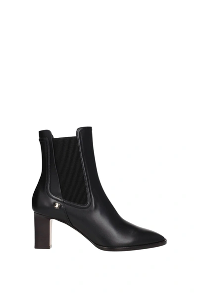 Ferragamo Salvatore  Toren Heeled Ankle Boots In Black