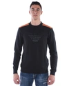 Ea7 Emporio Armani Sweatshirt Hoodie In Black