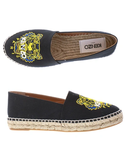 Kenzo Moccasin Shoes In Black