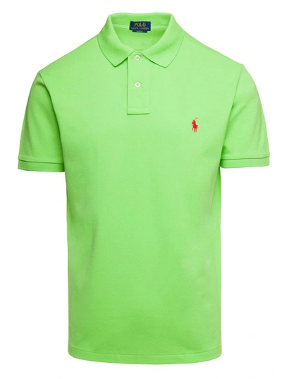 Polo Ralph Lauren Polo Slim Fit In Kiwi Lime