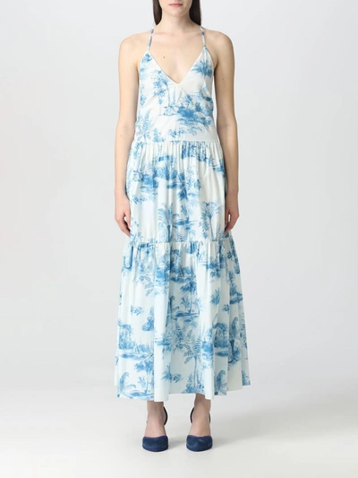 Red Valentino Dress  Woman Color Gnawed Blue In Light Blue
