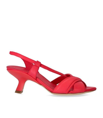 Vic Matie Eclair Strawberry Heeled Sandal In Red