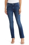 Mother The Insider High Rise Crop Step Fray Bootcut Jeans In Heirloom