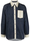 Wales Bonner Miles Denim Shirt In Denim