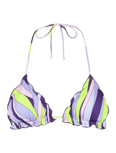 Mc2 Saint Barth Bikini Top In Multicolour
