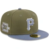NEW ERA NEW ERA OLIVE/BLUE PITTSBURGH PIRATES 59FIFTY FITTED HAT