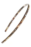 France Luxe Ultracomfort Thin Headband In Onyx