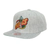 Mitchell & Ness Men's  Heather Gray Seattle Supersonics Hardwood Classics 2.0 Snapback Hat In Heather Gray