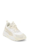Puma Rs Trck Sneaker In White/ Ivory