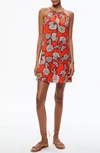 ALICE AND OLIVIA QUINN BRAIDED FLORAL MINIDRESS