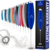 Zulay Kitchen Original Handheld Milk Frother In Blue