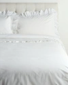 Maurizio Italy Ruffle Duvet Set In White