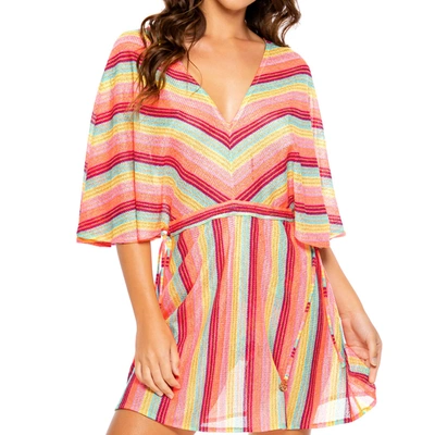 Luli Fama Muse Feels - Short Kimono In Multi