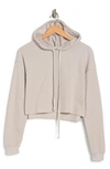 Bella+canvas Bella + Canvas Bella + Canvas Ladies Cropped Hoodie (heather Dust) In Yellow