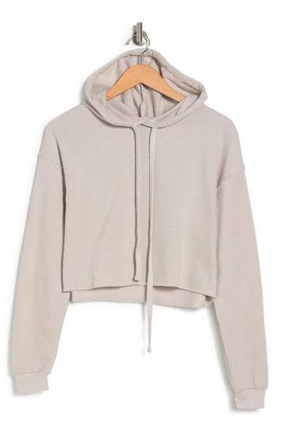 Bella+canvas Bella + Canvas Bella + Canvas Ladies Cropped Hoodie (heather Dust) In Yellow