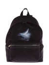 SAINT LAURENT Saint Laurent City Moon Light Canvas Backpack,465448GU01F1037