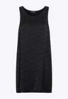 Balenciaga Black Bb Monogram Fluid Tank Top In Black