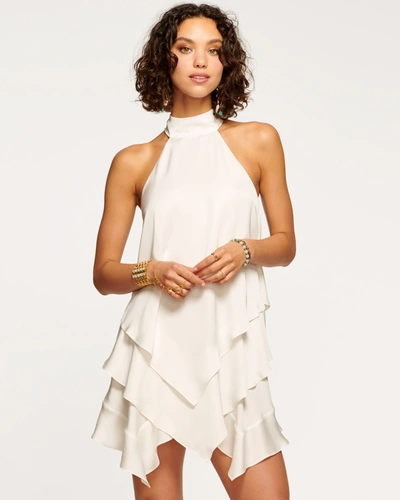 Ramy Brook Shaina Tiered Mini Dress In Ivory