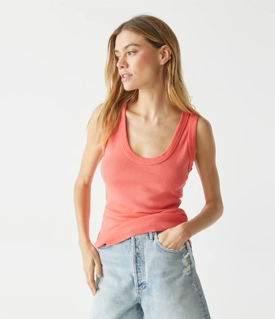 Michael Stars Nelly Scoop Neck Tank In Ivy