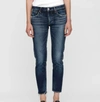 MOUSSY Etta Tapered Jeans In Blue