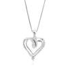 Vir Jewels 1/20 Cttw Round Cut 8 Stones Lab Grown Diamond Pendant Necklace .925 Sterling Silver 2/3 Inch With 1 In Silver