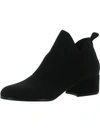 Eileen Fisher Clever Womens Knit Block Heel Ankle Boots In Black