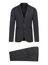 Tagliatore Suit With Gilet In Black