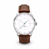 ABOUT VINTAGE 1820 Automatic Pure Steel With Brown Strap