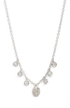 Meira T Women's 14k-white-gold & .16 Tcw Diamond Disc Necklace In White