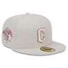 NEW ERA NEW ERA  KHAKI CLEVELAND GUARDIANS 2023 MOTHER'S DAY ON-FIELD 59FIFTY FITTED HAT